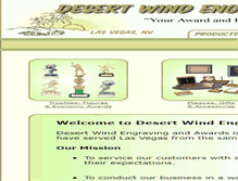 Tablet Screenshot of desertwindawards.com